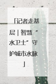 记者走基层｜智慧“水卫士”守护城市水脉