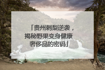 贵州刺梨逆袭，揭秘野果变身健康奢侈品的密码