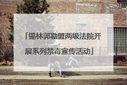锡林郭勒盟两级法院开展系列禁毒宣传活动