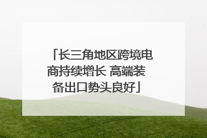 长三角地区跨境电商持续增长 高端装备出口势头良好