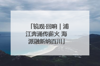 镜观·回响｜浦江奔涌传薪火 海派融新纳百川