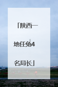 陕西一地任免4名局长
