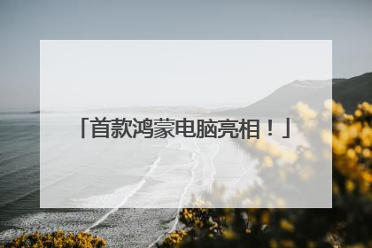 首款鸿蒙电脑亮相！