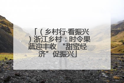 （乡村行·看振兴）浙江乡村：时令果蔬迎丰收 “甜蜜经济”促振兴