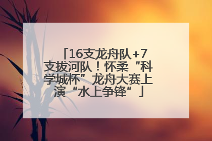 16支龙舟队+7支拔河队！怀柔“科学城杯”龙舟大赛上演“水上争锋”