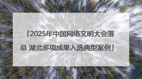 2025年中国网络文明大会落幕 湖北多项成果入选典型案例