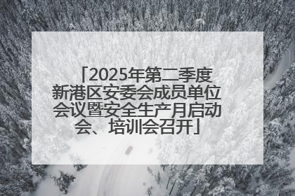 2025年第二季度新港区安委会成员单位会议暨安全生产月启动会、培训会召开