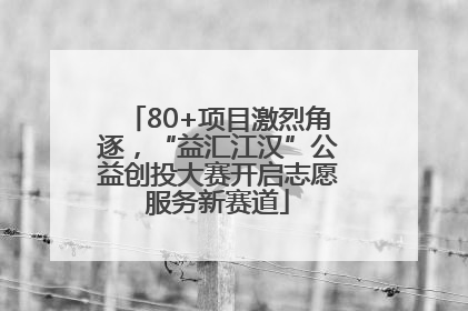 80+项目激烈角逐，“益汇江汉”公益创投大赛开启志愿服务新赛道