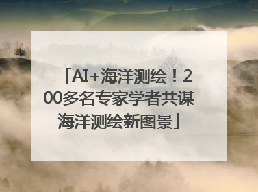 AI+海洋测绘！200多名专家学者共谋海洋测绘新图景