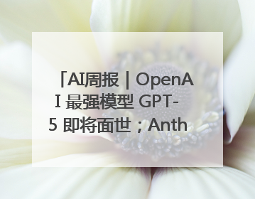 AI周报｜OpenAI 最强模型 GPT-5 即将面世；Anthropic 年化收入突破30亿美元