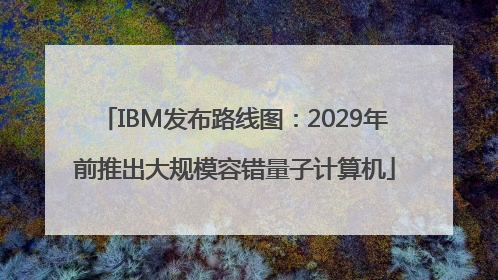 IBM发布路线图：2029年前推出大规模容错量子计算机